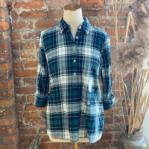 NWT Tommy Hilfiger Green Plaid Tunic